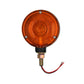 Amber Safety Warning Light for Tractor Metal Body Plastic Lens Heavy Duty