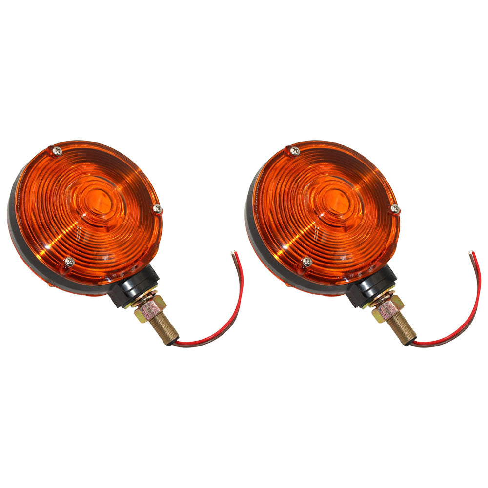 Qty 2: Amber Light Fits Massey Ferguson Replaces 677540