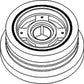 Crankshaft Dampener Pulley Fits International 1486 1466 Fits Case IH 1660 1680