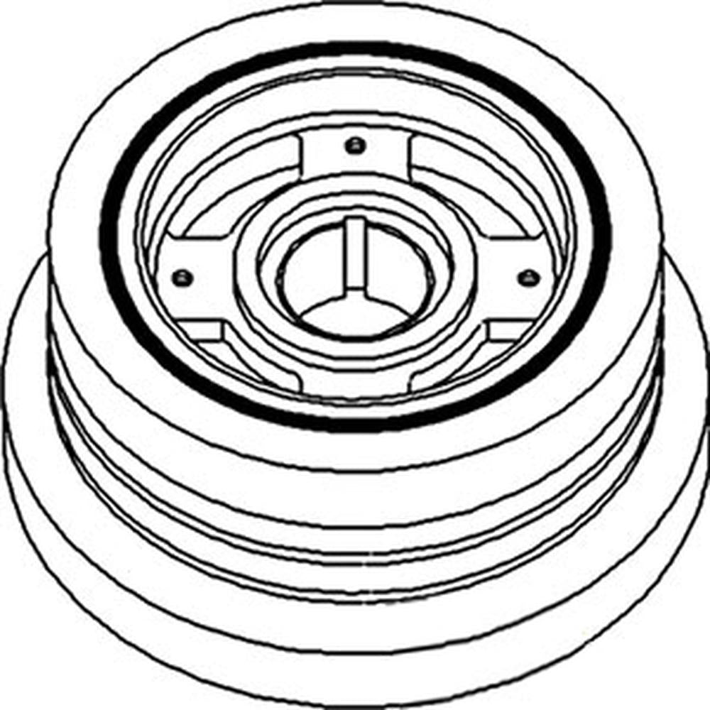 683459C94 Damper Pulley Fits CS IH 1480 1640 1660 1680 1466 1486 1566 1586 +
