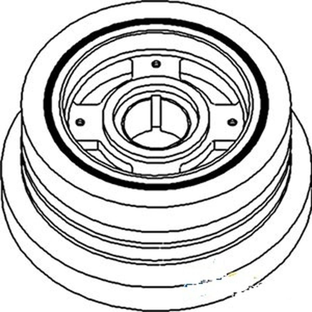 Crankshaft Dampener Pulley Fits International 1486 1466 Fits Case IH 1660 1680