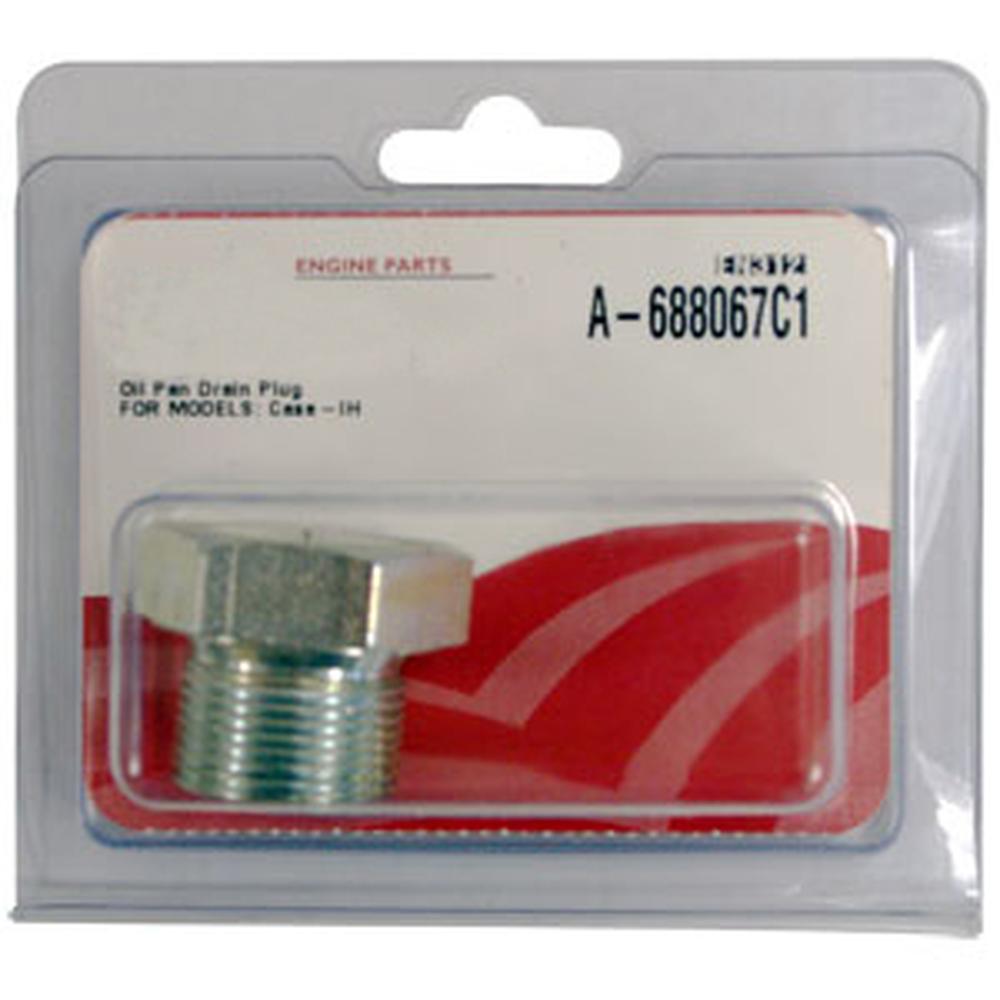 688067C1 New Oil Pan Drain Plug Fits Case-IH Tractor Models 560 656 660 +