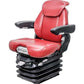 Fits Case IH 9100 & Steiger KM 1061 Seat & Air Suspension - Red Leatherette