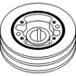 701036C93 Crankshaft Dampener Fits Case/International 806 856 1026 1206 1256 280
