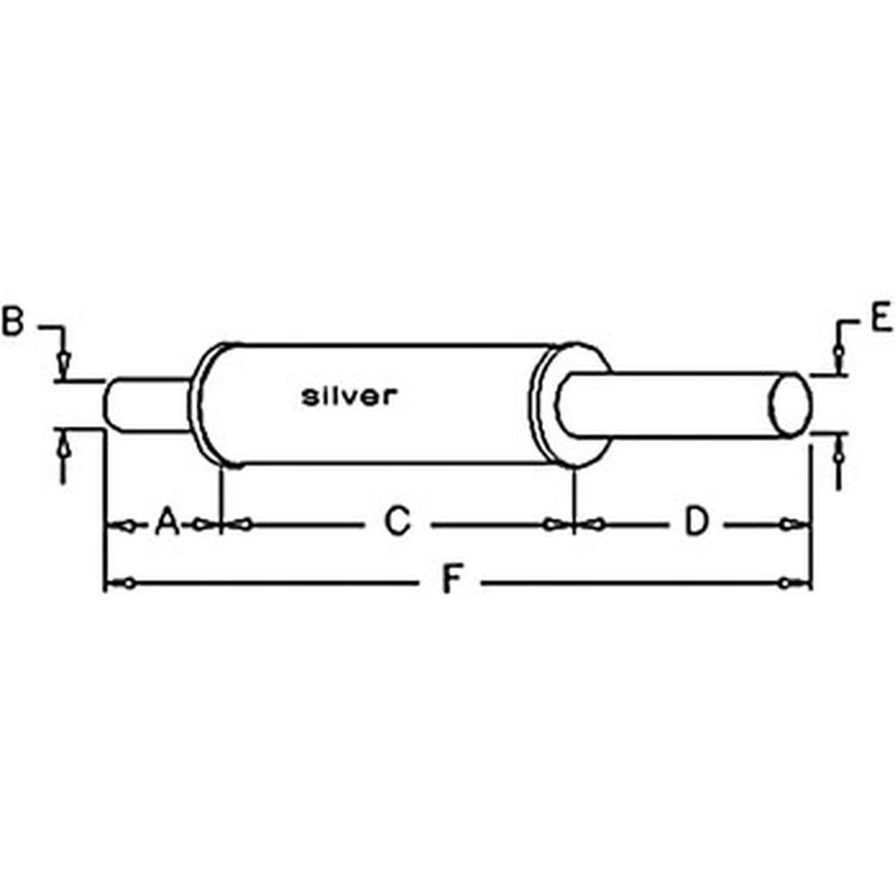 70219534 New Muffler Fits Allis Chalmers Tractor WC WD w/ Gas Engines