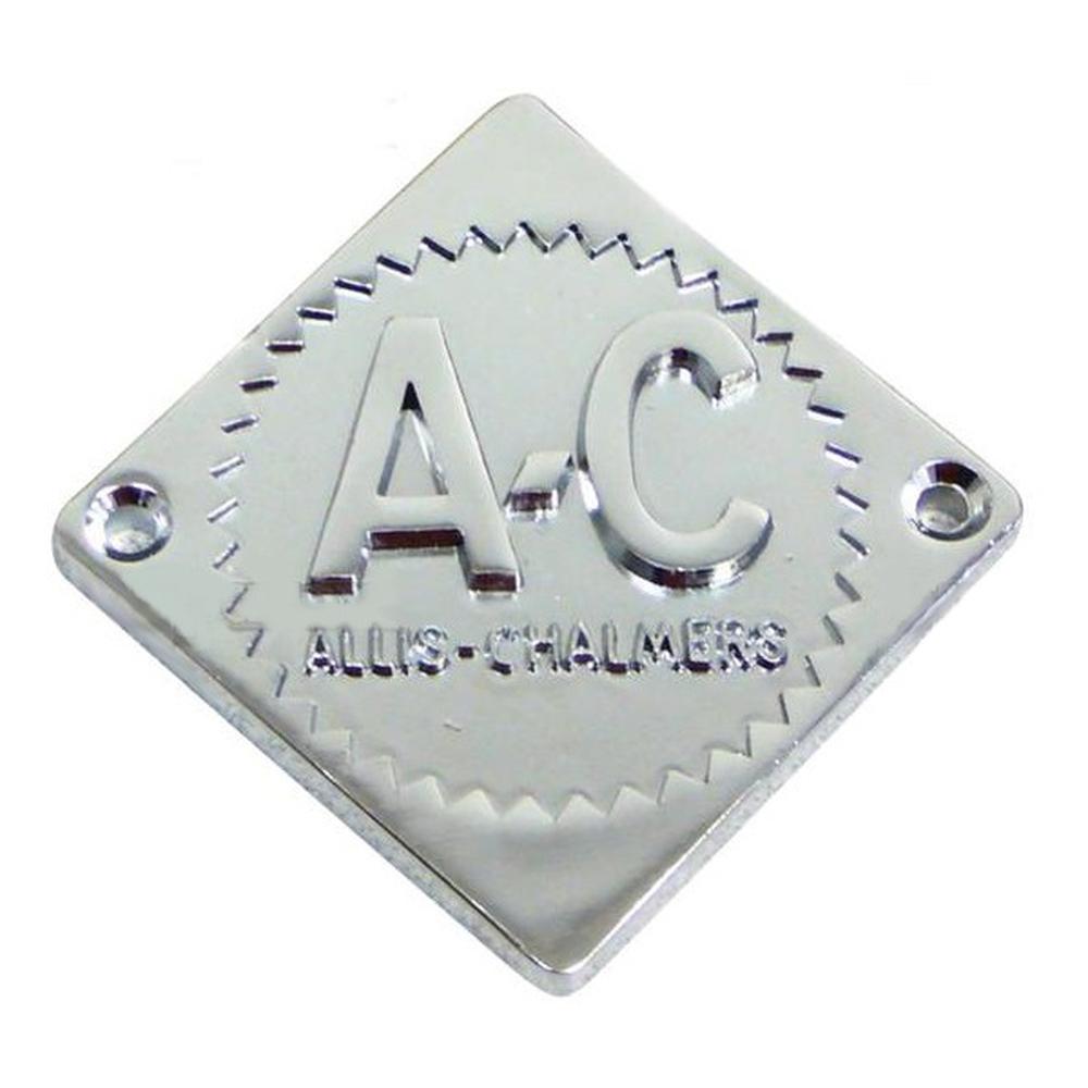 70246724 Chrome Steering Wheel Cap Logo Fits Alllis Chalmers D15 D17 D19 D21