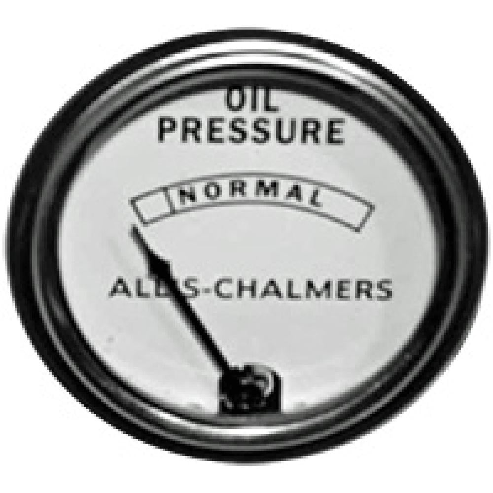 70228718 White Oil Pressure Gauge Fits Allis Chalmers Tractor Models D10 D12 D14