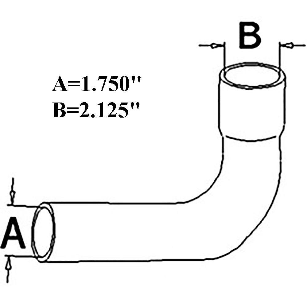 Upper & Lower Radiator Hose Set Fits Allis Chalmers Replaces 243014