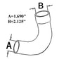 Upper & Lower Radiator Hose Set Fits Allis Chalmers Replaces 243014