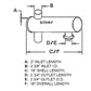 Muffler Fits 190 70243283 70243283-A 79015990 AC-18