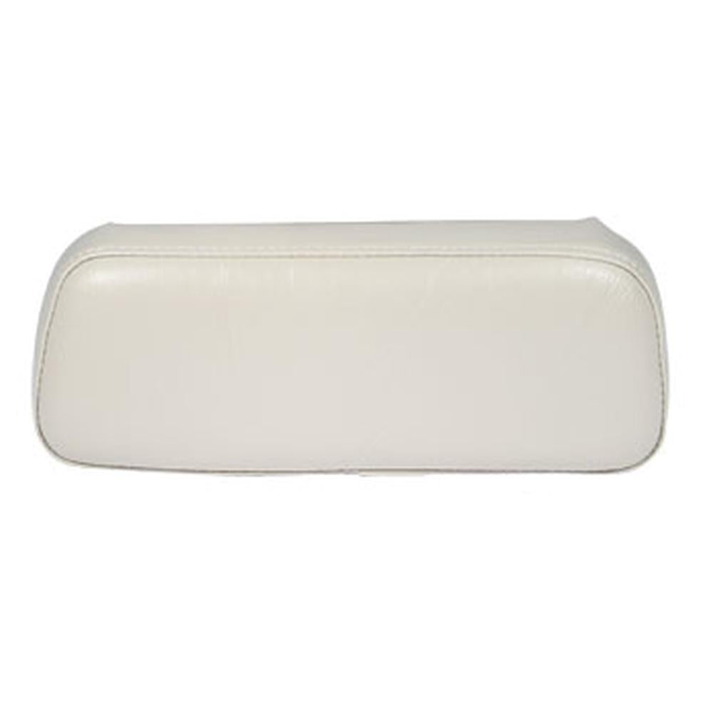 Seat Cushion Upper Backrest with Wood Back - Vinyl White Fits Allis Chalmers