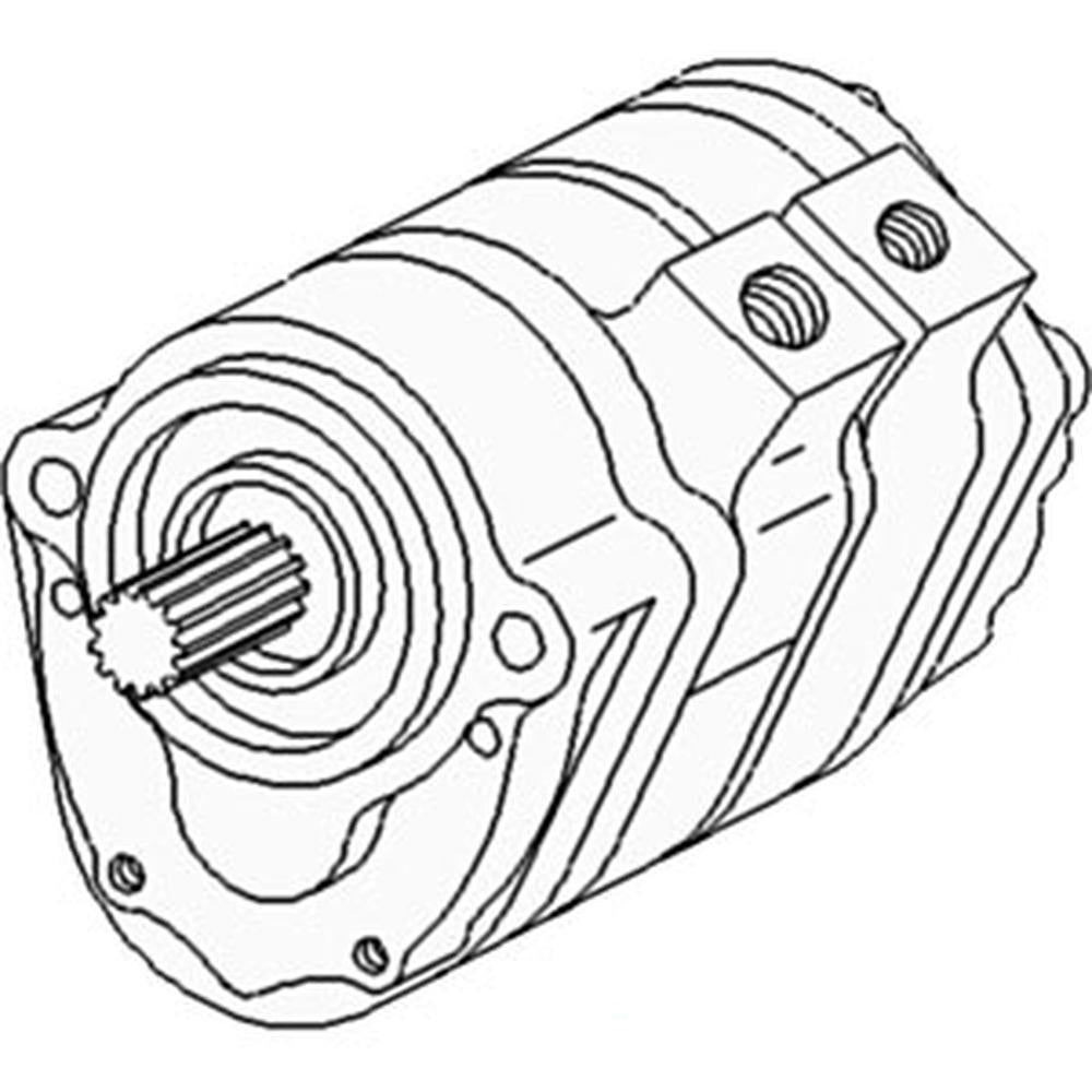 70248735 New Hydraulic Pump Fits Allis Chalmers Tractor Models 190 200 +