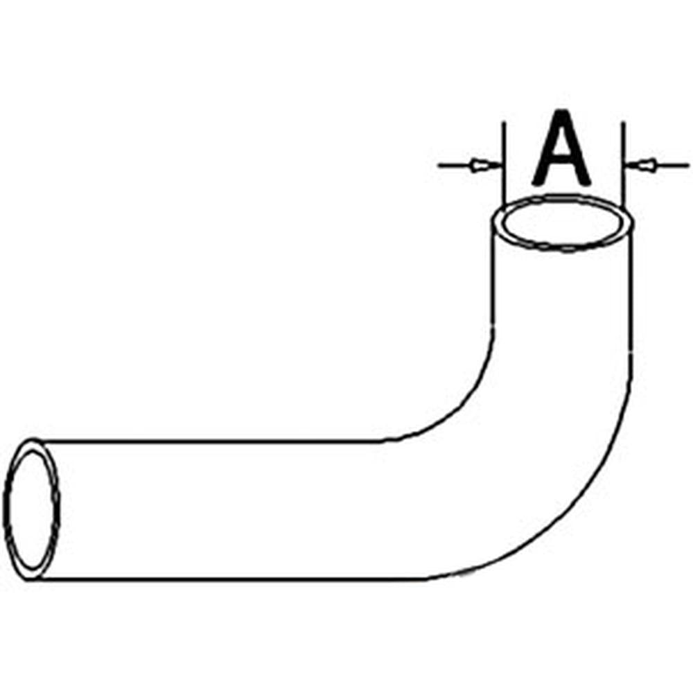 70249760 Lower Radiator Hose 1.5" ID Fits Allis Chalmers Tractors 170 175
