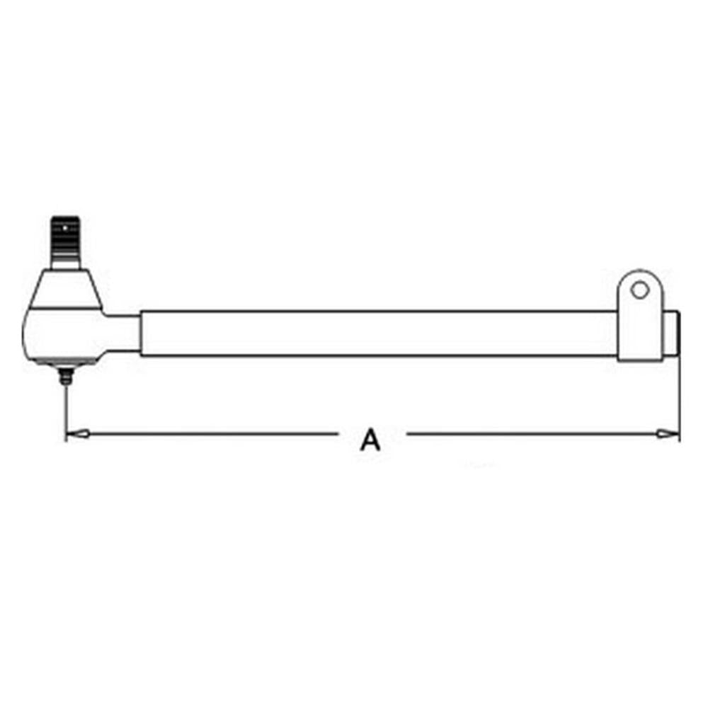 Female Tie Rod Fits Allis Chalmers Replaces 254661