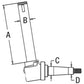 70270038 LH or RH Spindle Fits Allis Chalmers D15 D17 170 175 180 185 Tractor