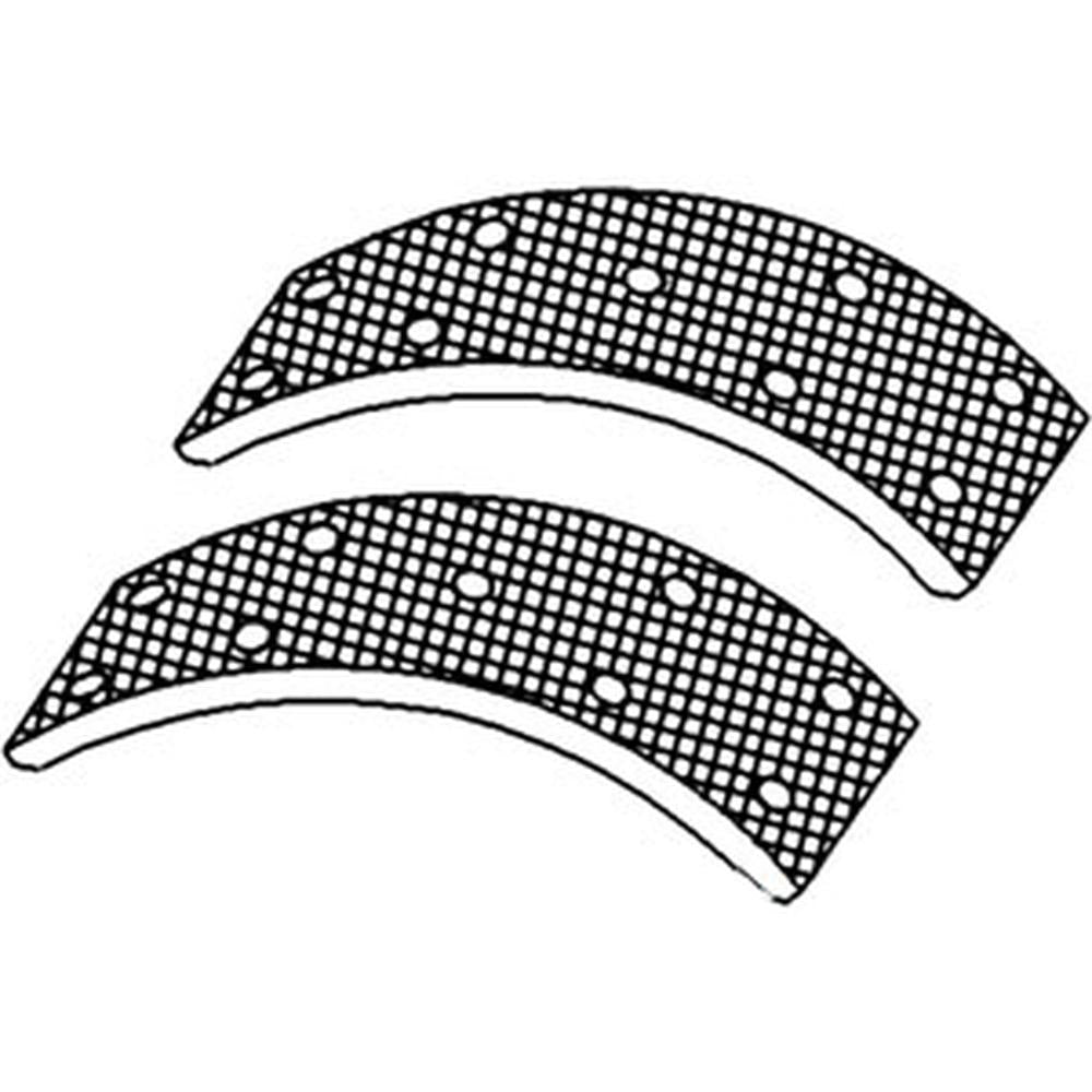 Brake Shoe Linings with Rivets Fits Allis Chalmers Replaces 231633