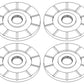 70277357 New Set of 4 Brake Discs Fits Mpl Moline Tractor Models G1000 +