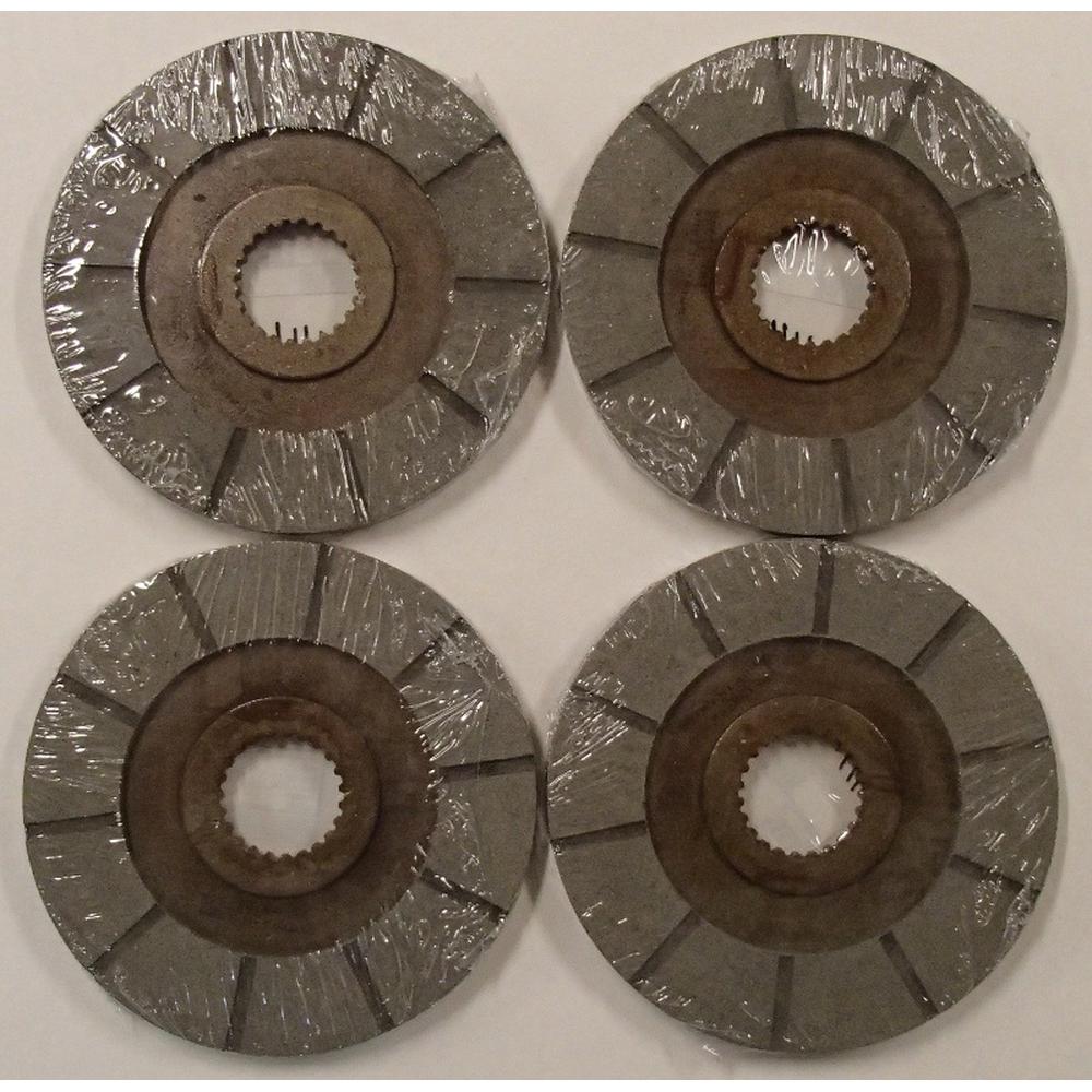 70277357 New Set of 4 Brake Discs Fits Mpl Moline Tractor Models G1000 +
