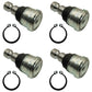4 Pack - Upper Lower Ball Joint Kit for Polaris RZR 1000 XP 4 Ranger 570 7082507