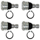 (4) Front Suspension Ball Joint 7082507 Fits Polaris Ranger XP 1000 RZR XP 900