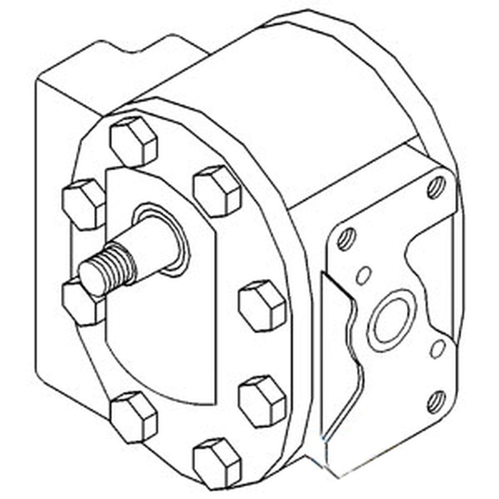 WN-70931C91-PEX Pump, Hydraulic, Hitch Fits International/CaseIH HYDRO 186 1086