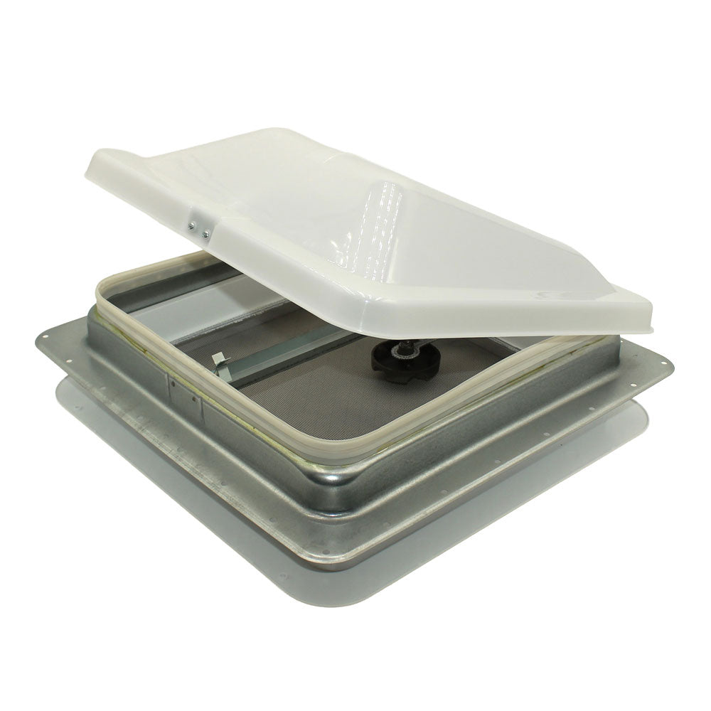 Universal Roof Vent Non-Powered with Exchange Lid - 14" White