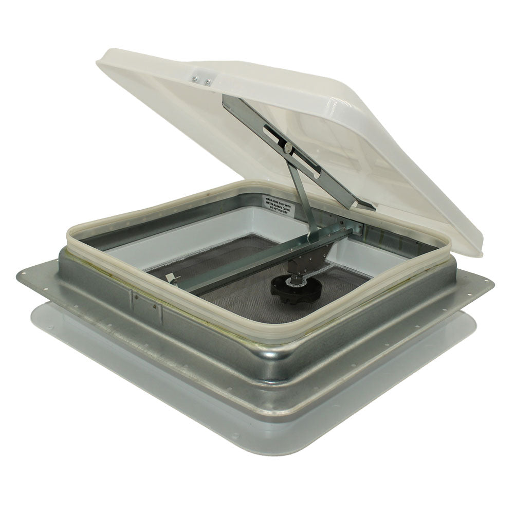 Universal Roof Vent Non-Powered with Exchange Lid - 14" White