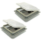 Pack of (2) Roof Vent Non-Powered with Exchange Lid - 14" White