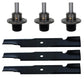 3-Spindles & Blades Kit Fits Toro Replaces 107-3196-03
