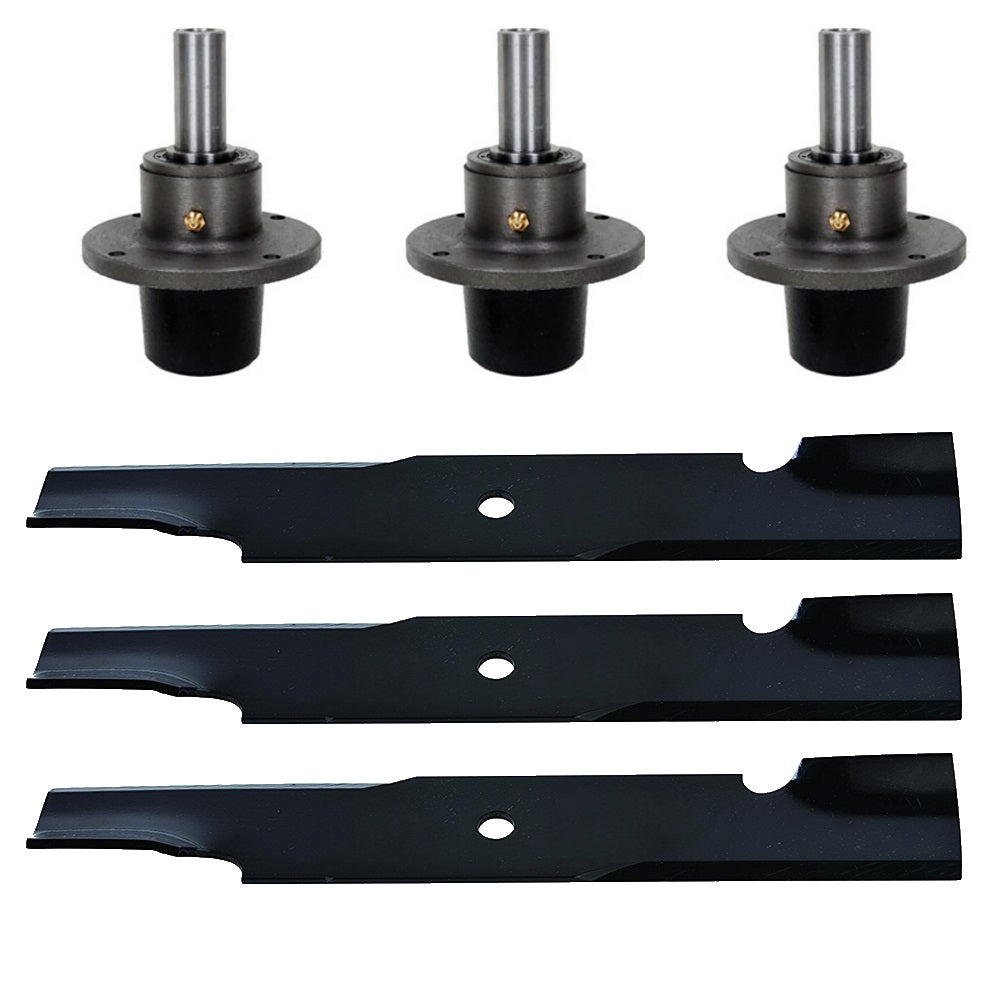 3-Spindles & Blades Kit Fits Toro Replaces 107-3196-03