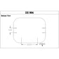 7153 Vinyl Seat w/ Hardware Fits Case-IH Tractor Models 504 656 706 +