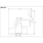 7153 Vinyl Seat w/ Hardware Fits Case-IH Tractor Models 504 656 706 +