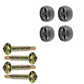 Qty 4: Wheel & Bolt Combo Fits Oregon Replaces 72-025