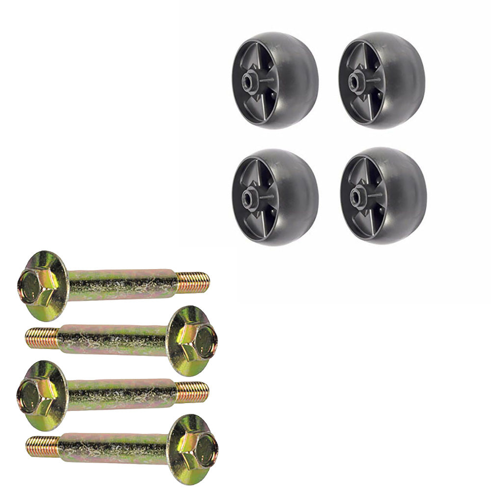 Qty 4: Wheel & Bolt Combo Fits Husqvarna Replaces 532 13 76-44