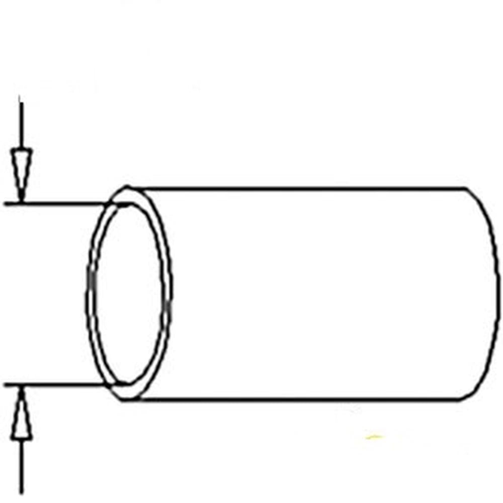 S.63043 Bottom Hose, Inner of Hose Smaller End: 39mm, Fits Ford/New Holland