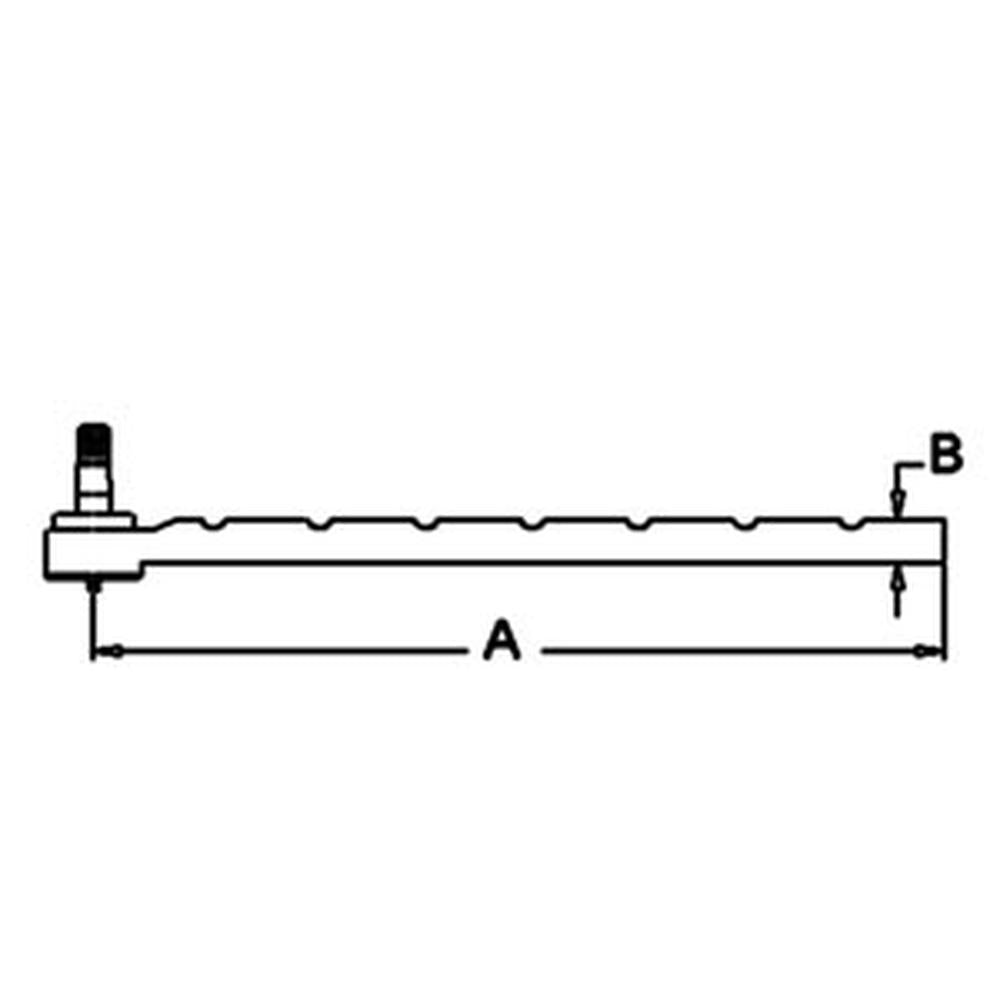 Tie Rod 72090710 fits White/Oliver/Minneapolis Moline 1355 1365 1370 2-50 2-60