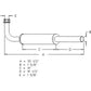 Muffler - Black fits Yanmar YM135D YM155 YM155D YM195 YM240 YM330 721250-13700