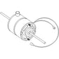 72512756 New Blower Motor Fits Allis Chalmers 4W220 4W305 6080 7010 7020 7045 +