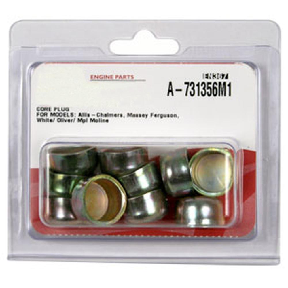 Cylinder Block Freeze Plugs (Pack of 10) 72080009 Fits Massey Ferguson