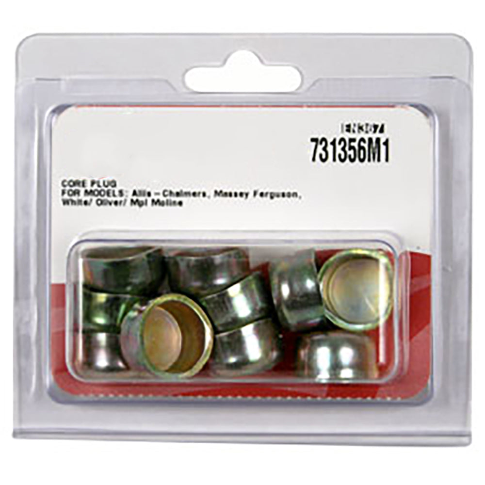 Cylinder Block Freeze Plugs (Pack of 10) Fits Massey Ferguson Replaces 159312A