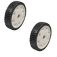 734-04018 Qty 2: Front Lawn Mower Drive Wheels (Green/Gray) Fits Troy Bilt