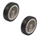 Qty 2: Front Lawn Mower Drive Wheels (Green/Gray) Fits MTD Replaces 734-04018