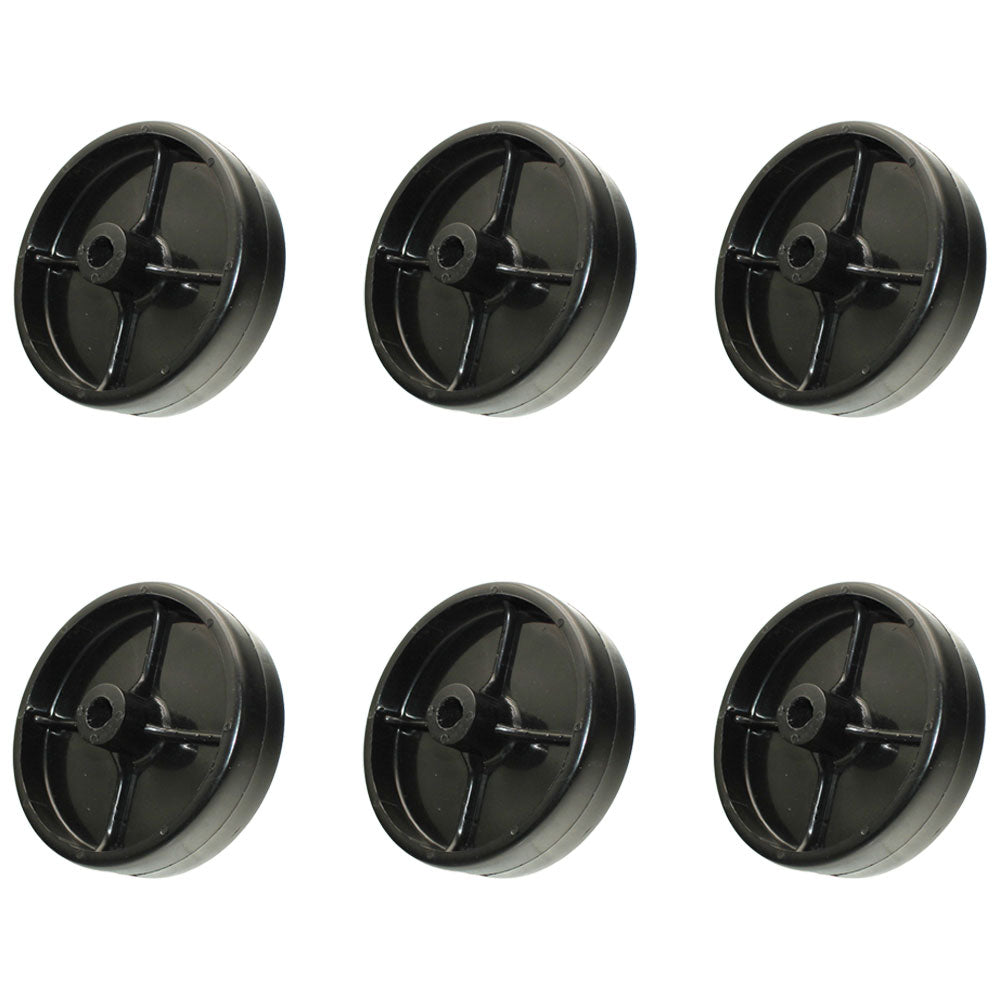 Qty 6: Deck Wheels  Fits Craftsman Replaces SPM209370317