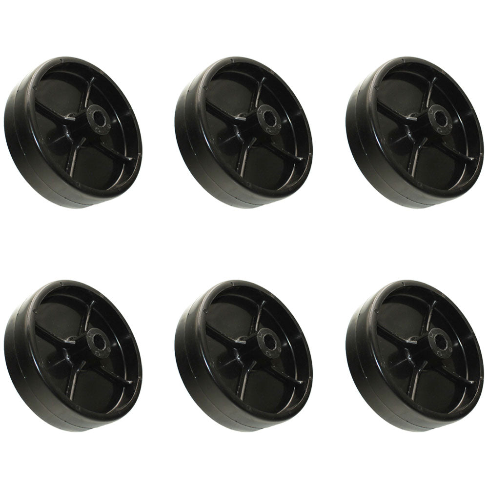 Qty 6: Deck Wheels  Fits Craftsman Replaces SPM209370317