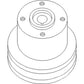 737636M1 New Tractor Water Pump Pulley Fits MF 6500 30 165 17 180 255 +