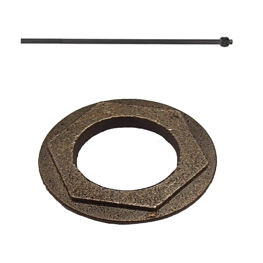 Steering Shaft & Hex Bearing
 Fits White Replaces 16121
