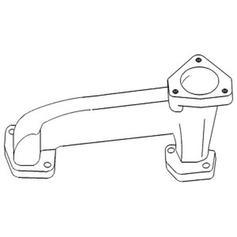 Exhaust Manifold 3 Cyl fits Perkins AD3.152 (CE) 37781571