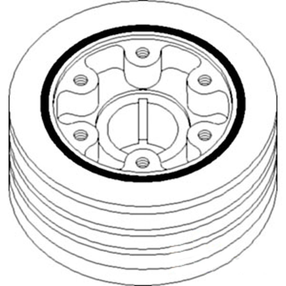 Pulley 74037126 Fits Allis Chalmers 7030 7040 7045 7050 7060 8030 8050
