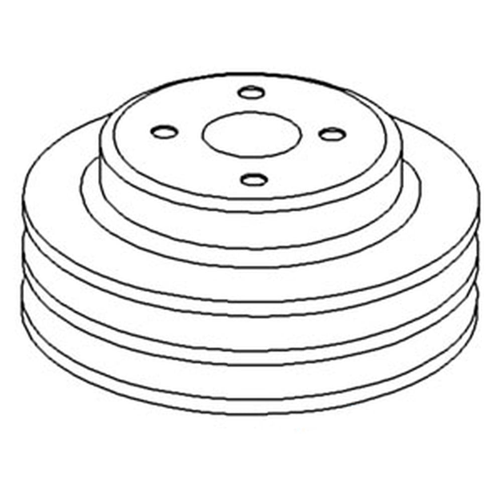 Water Pump Pulley Fits Allis Chalmers Replaces 74029329