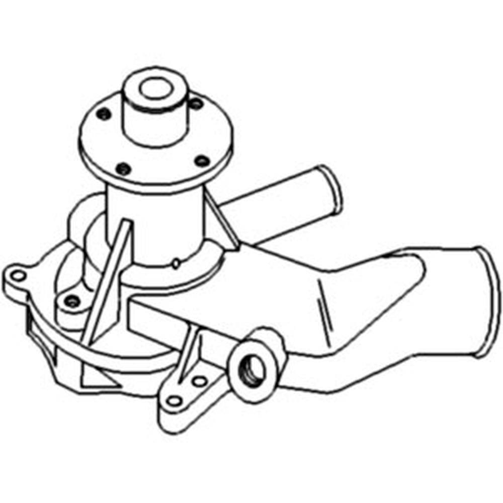 WN-74062321-PEX Pump, Water Fits Allis Chalmers 7010 7020 8010